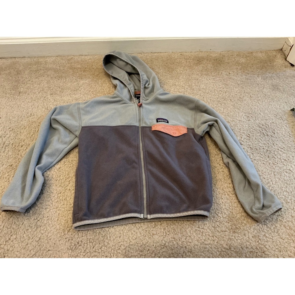 Patagonia Kids' / Girls' Micro D Snap-T Full-Zip Fleece Jacket size small/7-8